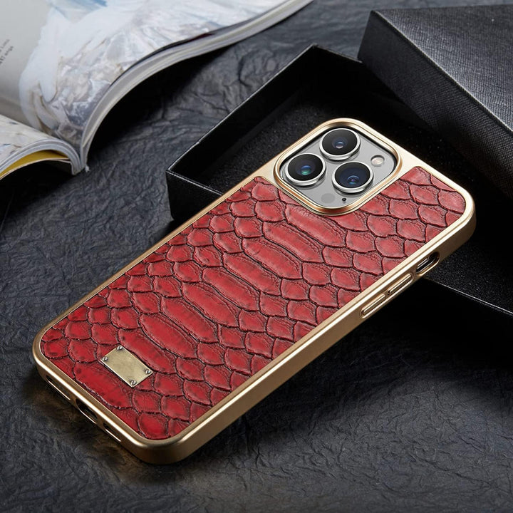 iPhone Croco Leather Case