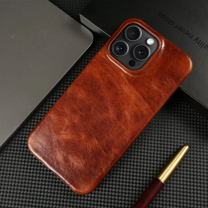 Leather iPhone Case