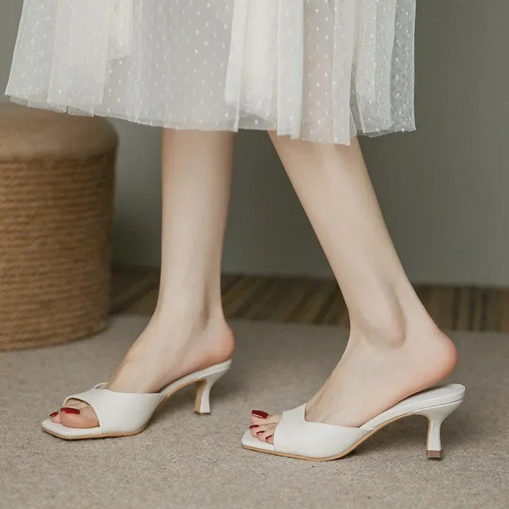 Rosalva Open Toe Mules
