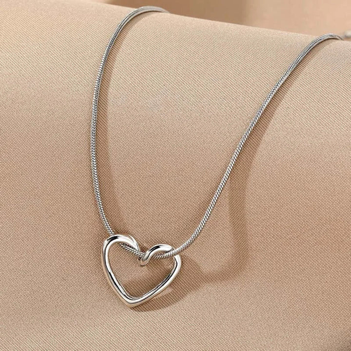 Twisted Heart Necklace