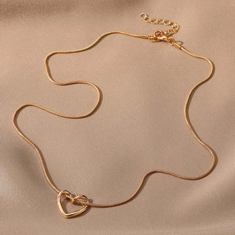 Twisted Heart Necklace