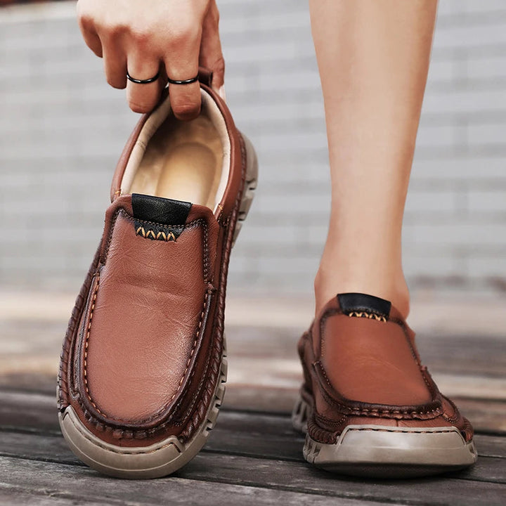 Nelso Leather Slip-on