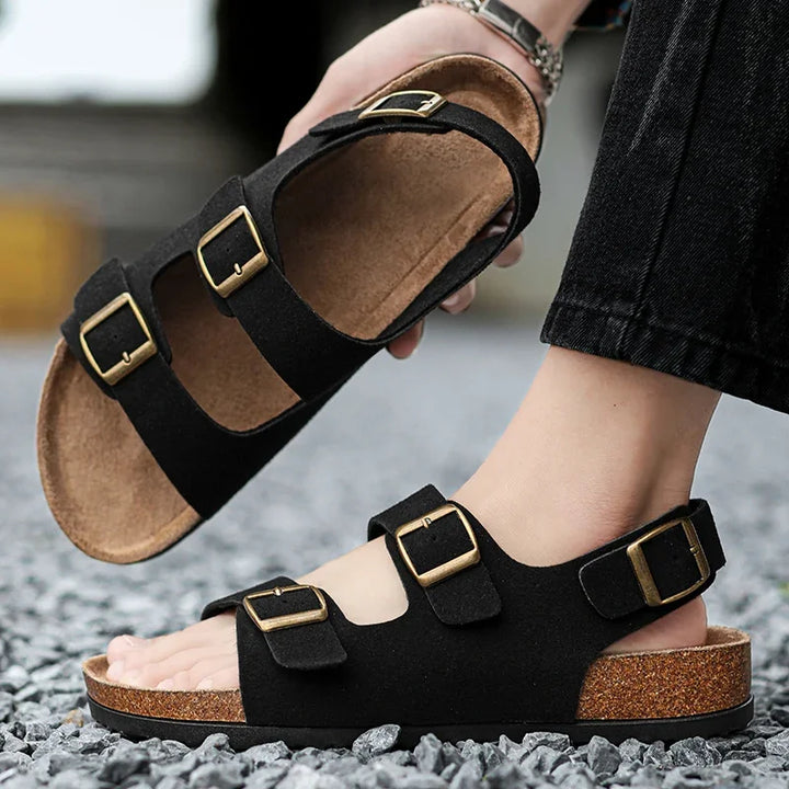 Lowell Cork Sandals