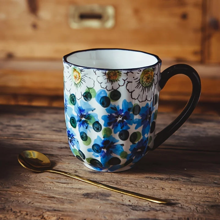 Floral Porcelain Mug