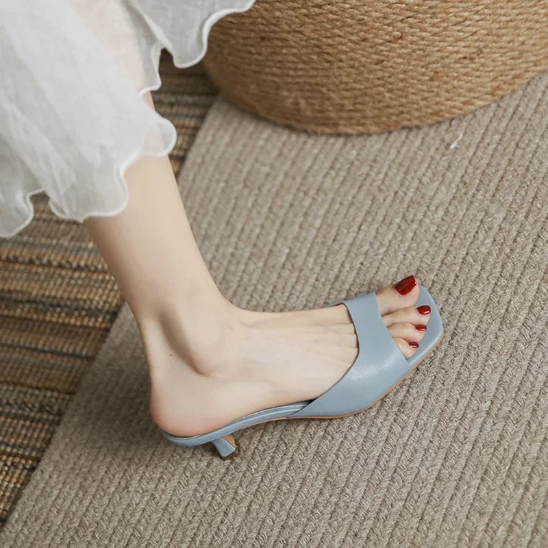 Rosalva Open Toe Mules
