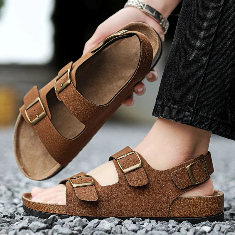 Lowell Cork Sandals