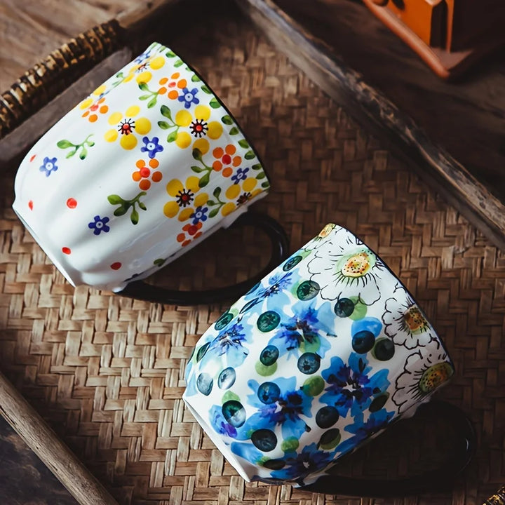 Floral Porcelain Mug