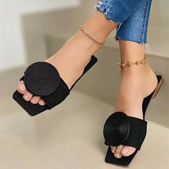 Maribel Woven Slides